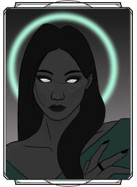 Portrait, flat colour